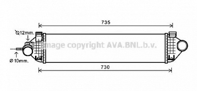 AVA QUALITY COOLING fda4473 -  Интеркулер